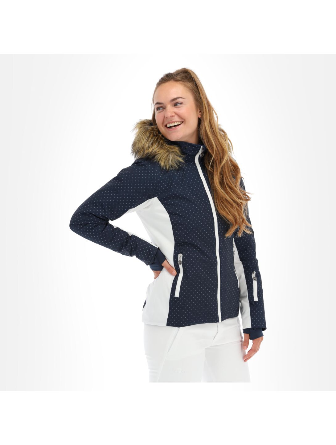 Kilpi, Malenay-W ski-jas slim fit dames dark Blauw