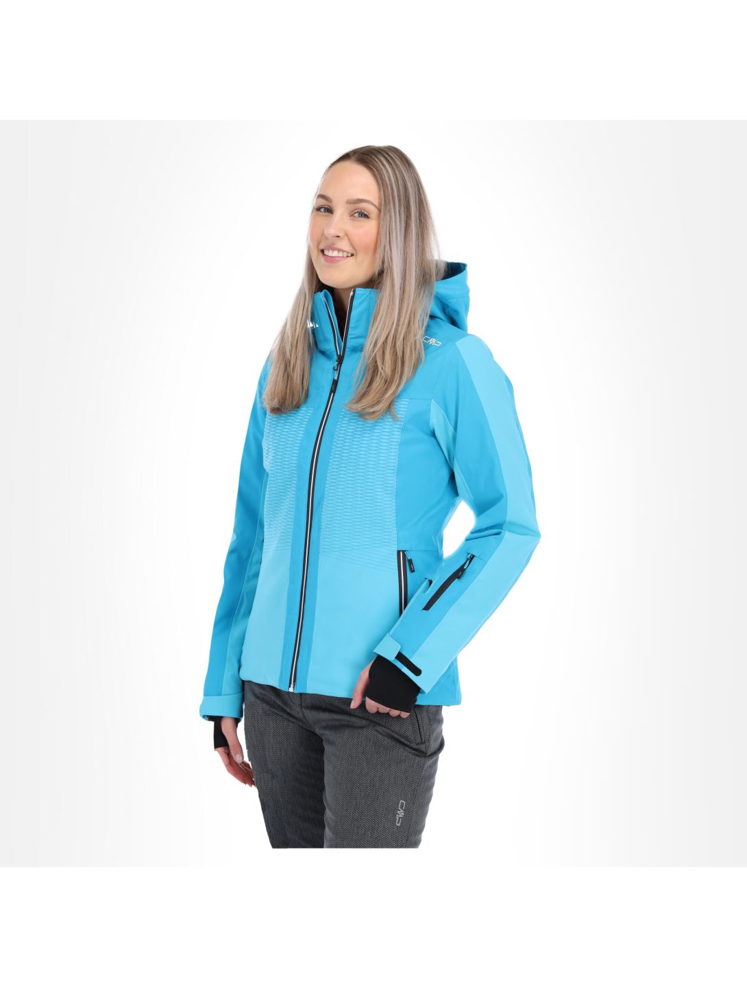 CMP, 30W0576 softshell ski-jas dames turquoise Blauw