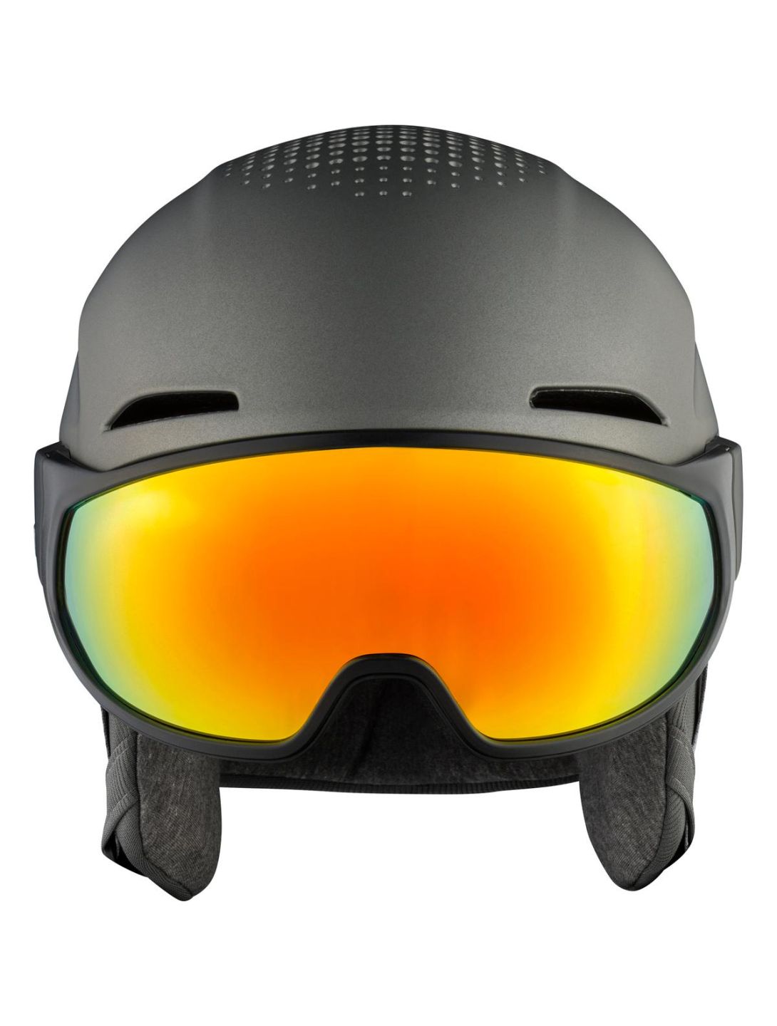 Alpina, ORO QV Mips skihelm met vizier unisex Gunmetal Matt grijs 