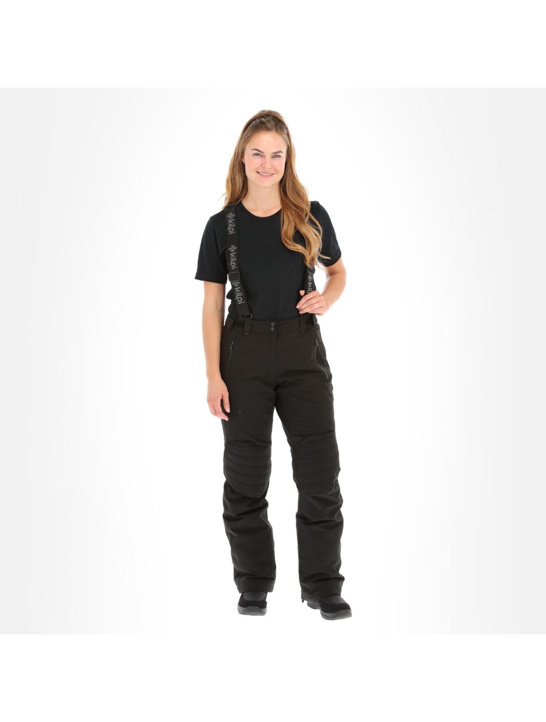 Kilpi, Hanzo-W skibroek slim fit dames Zwart