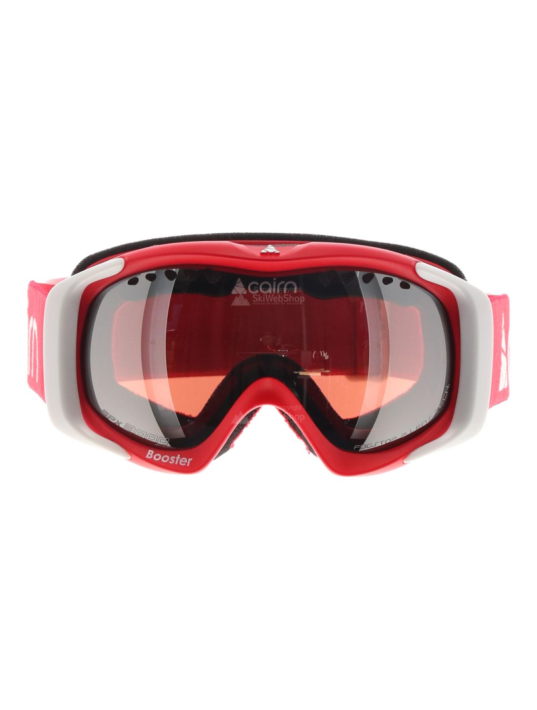 Cairn, Booster - SPX, Goggle, kinder skibril 6-12jr, mat rood-wit