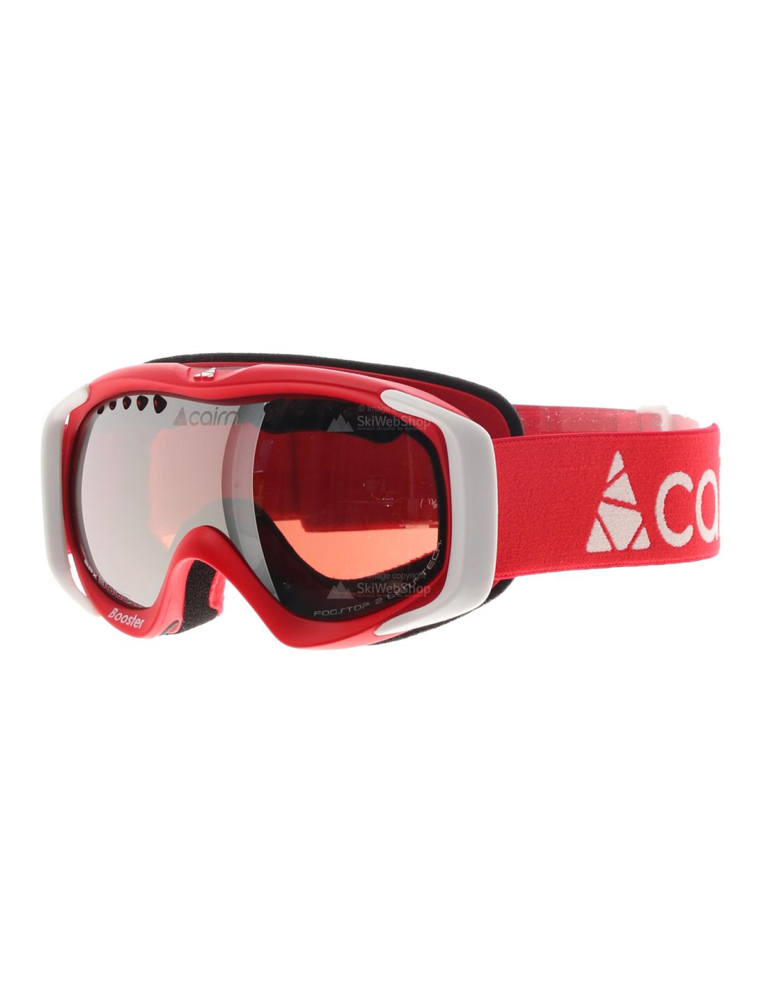 Cairn, Booster - SPX, Goggle, kinder skibril 6-12jr, mat rood-wit