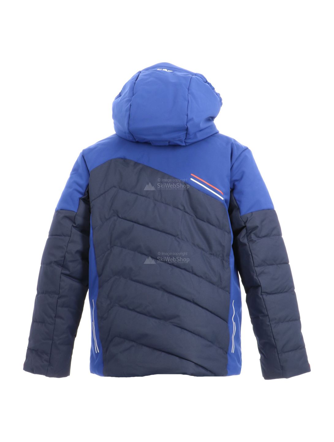 CMP, gevoerde ski-jas, kinderen, blauw/marine