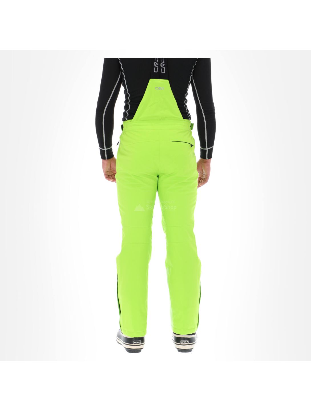 CMP, Ski pants, skibroek, heren, lime groen