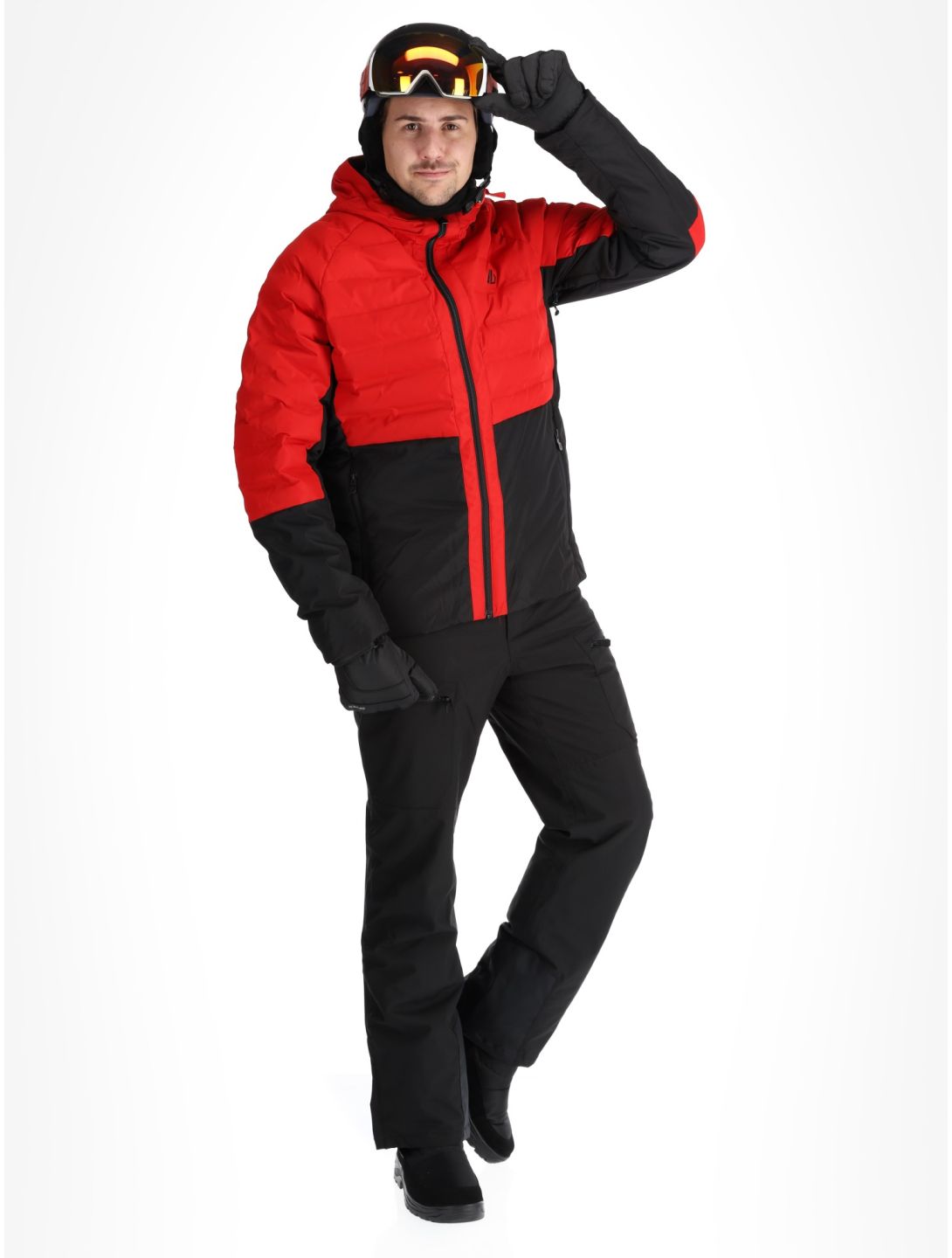 Dare2b, Ollie II AA Jas gevoerd heren Danger Red / Black Rood, Zwart 