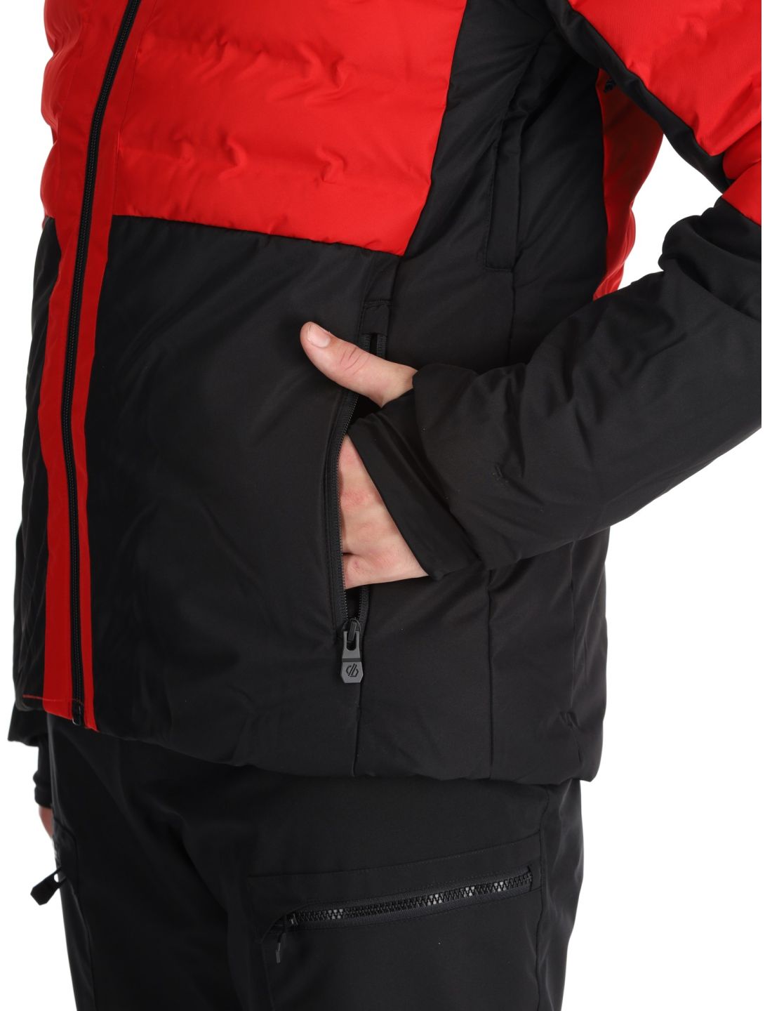 Dare2b, Ollie II AA Jas gevoerd heren Danger Red / Black Rood, Zwart 