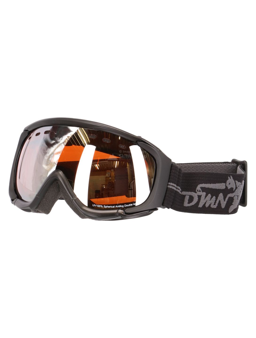 Demon, Matrix - Orange Double Lens skibril unisex zwart 