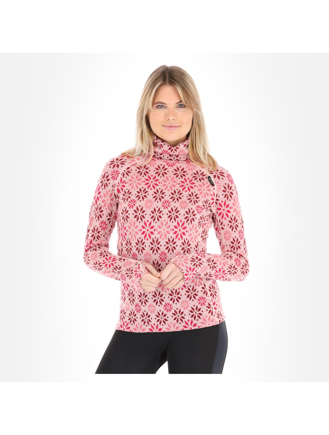 Kilpi, Jannu-W thermoshirt slim fit dames light Roze