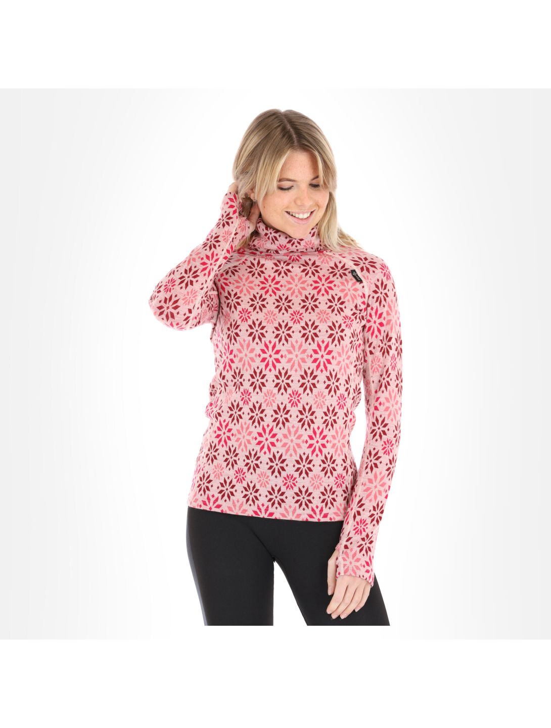 Kilpi, Jannu-W thermoshirt slim fit dames light Roze