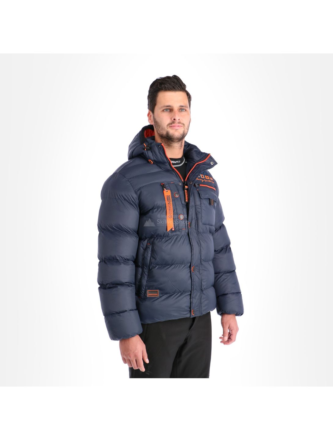 Geographical Norway, Citernier, winterjas, heren, Navy blauw