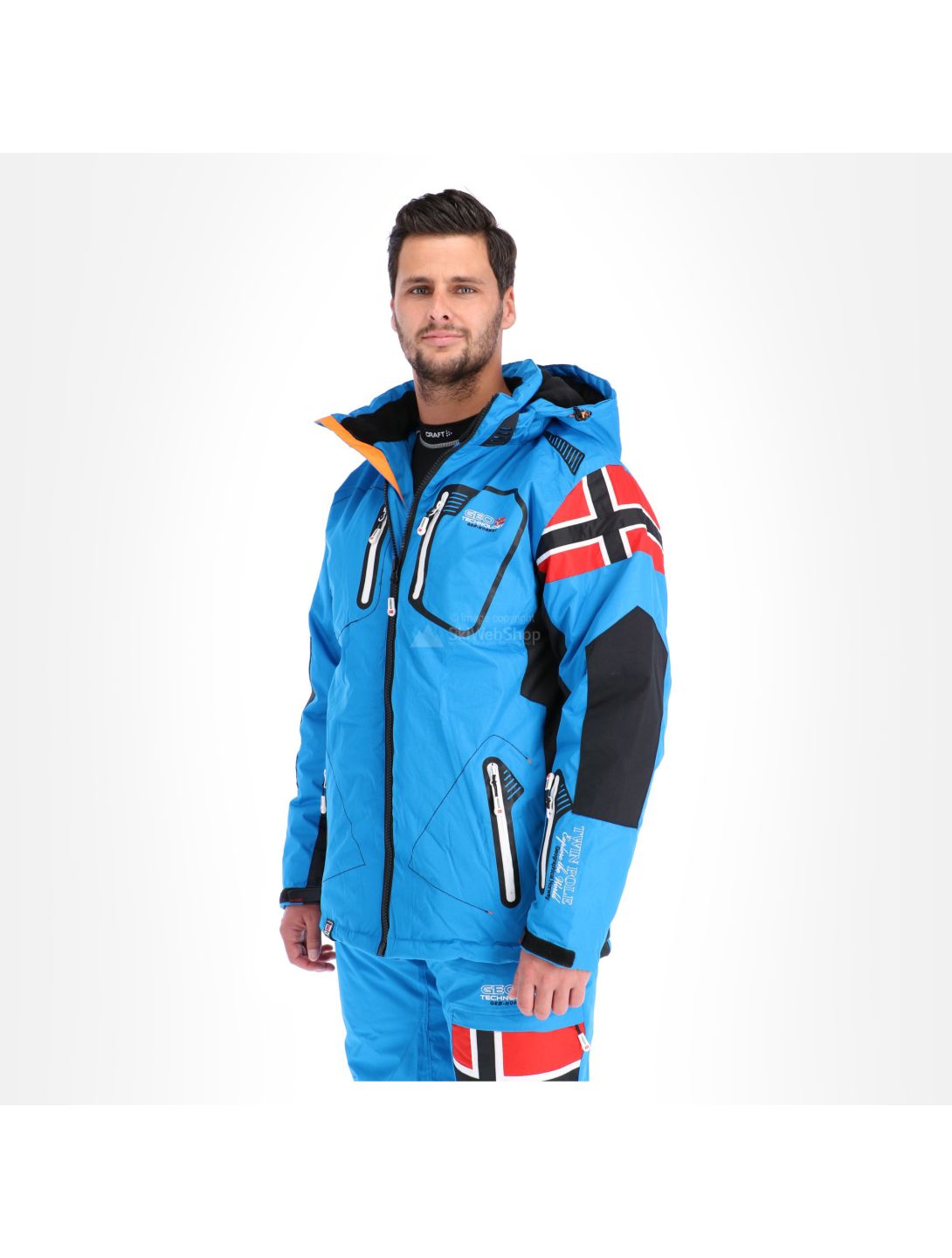 Geographical Norway, Warrior ski-jas, heren, blauw