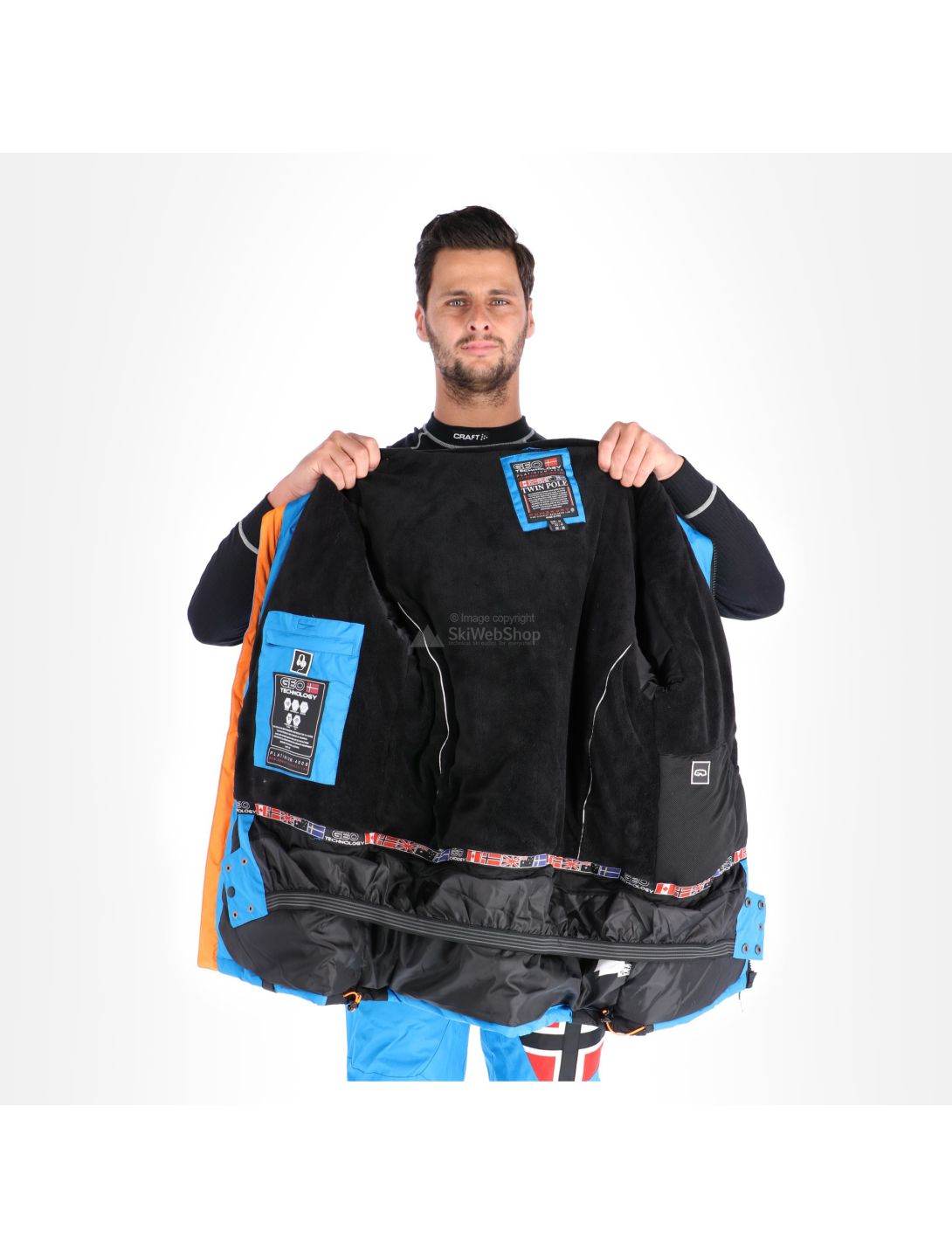 Geographical Norway, Warrior ski-jas, heren, blauw