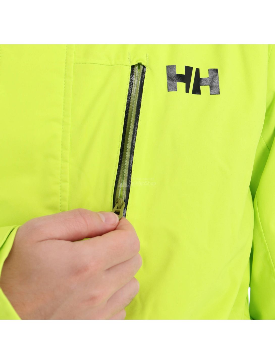 Helly Hansen, Bonanza, ski-jas, heren, azid lime groen