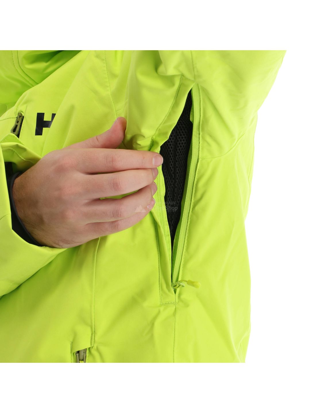 Helly Hansen, Bonanza, ski-jas, heren, azid lime groen