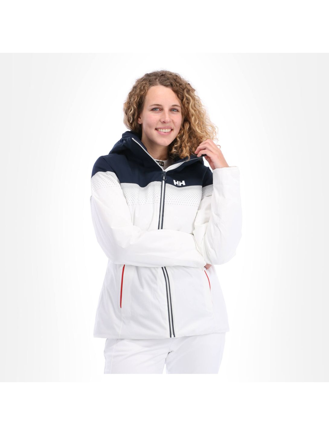 Helly Hansen, Motionista lifaloft, ski-jas, dames, wit