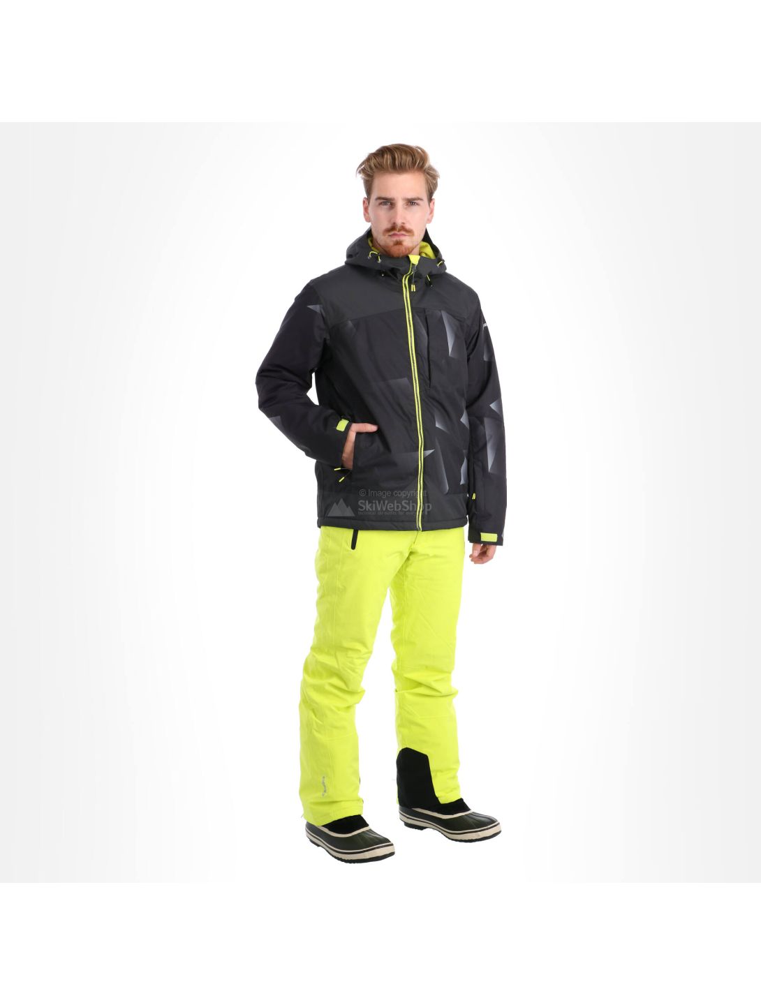 Icepeak, Carbon ski-jas heren Zwart