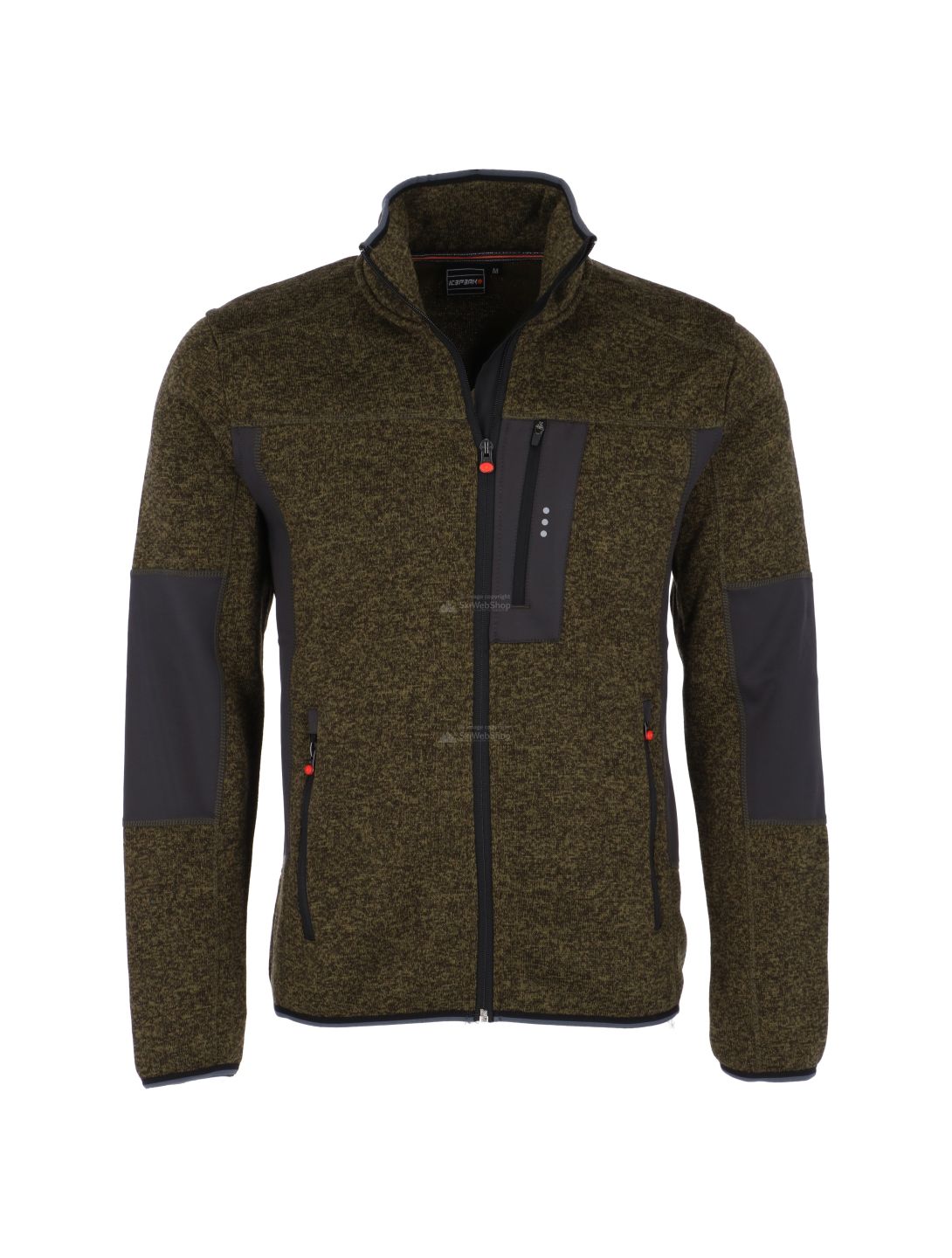 Icepeak, Lind midlayer-ski-vest, heren, olive groen