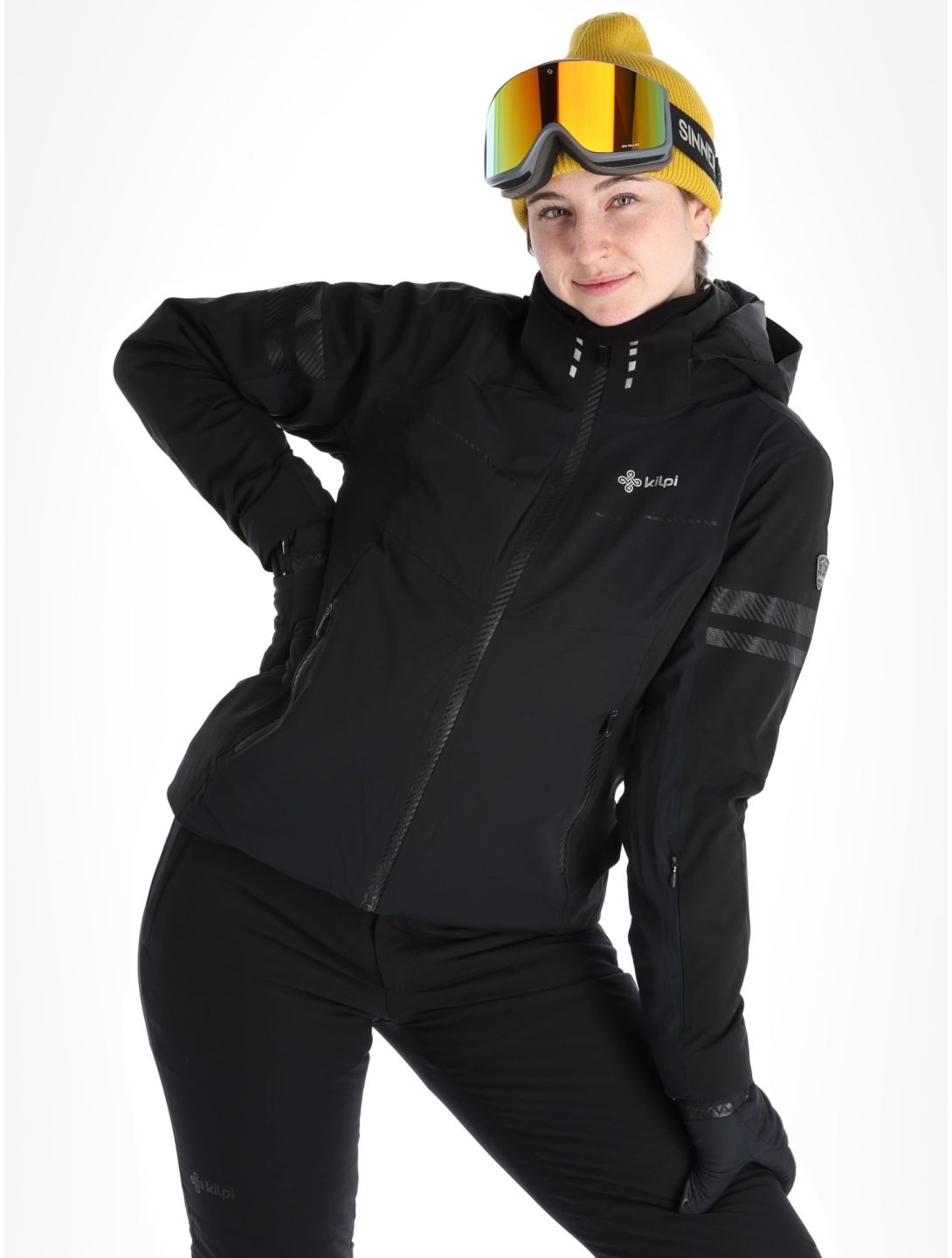 Kilpi, Lorien-W ski-jas dames Black wit, zwart 