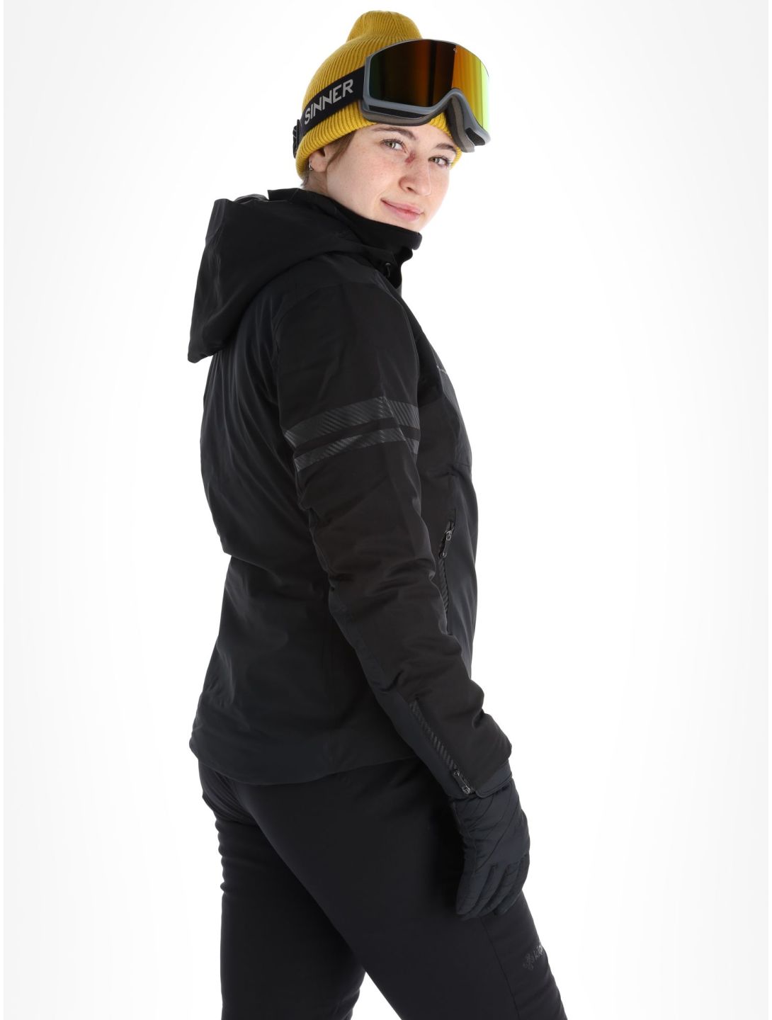 Kilpi, Lorien-W ski-jas dames Black wit, zwart 