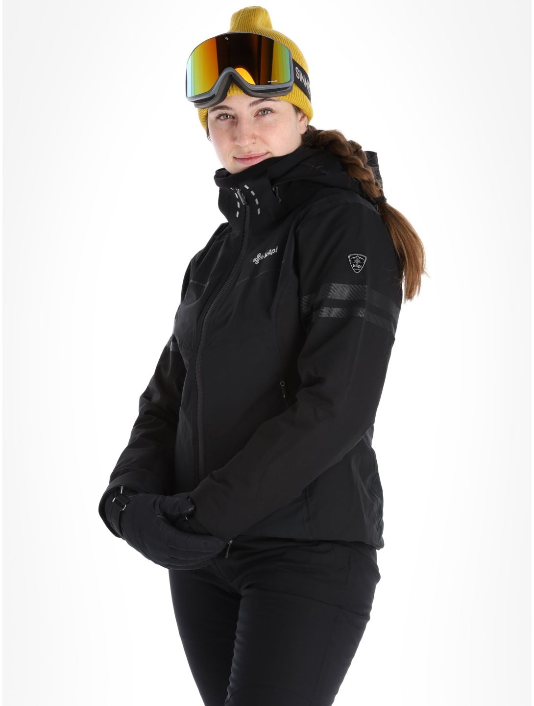 Kilpi, Lorien-W ski-jas dames Black wit, zwart 