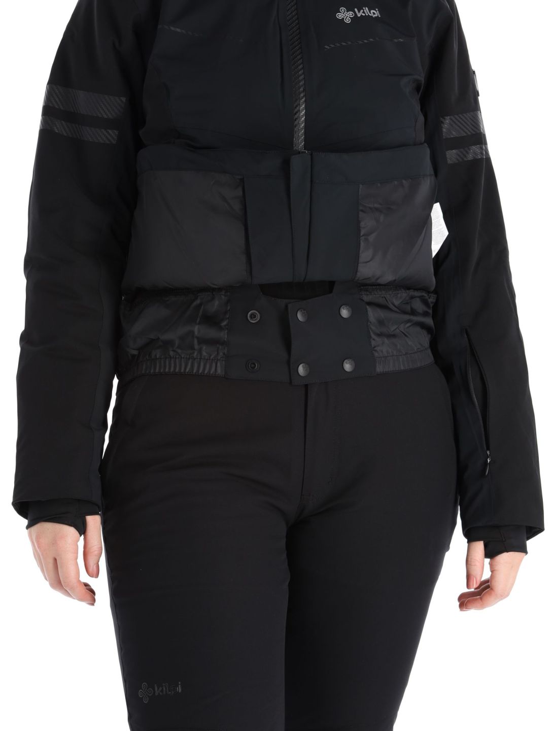 Kilpi, Lorien-W ski-jas dames Black wit, zwart 