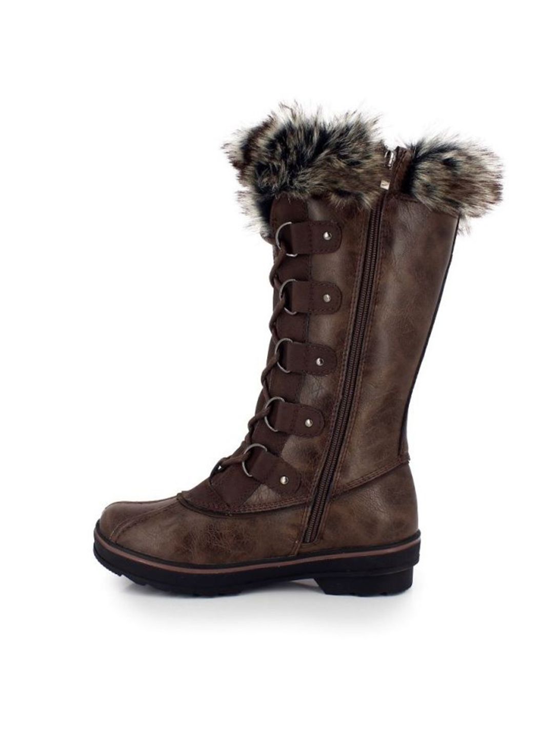 Kimberfeel, Beverly snowboots dames Brown bruin 