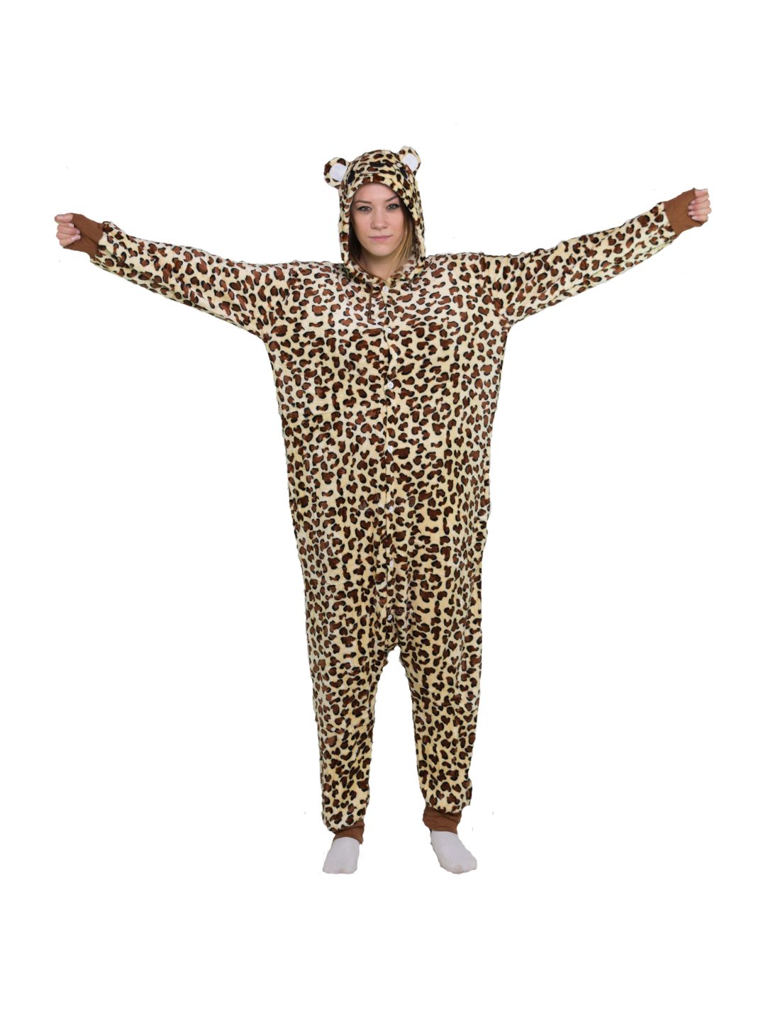 KnowHow, Onesie, Luipaard, 160-185 cm