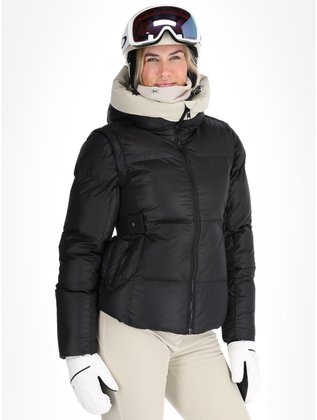 Kou Sportswear, Alpine elegance AA Jas gevoerd dames Black Zwart 