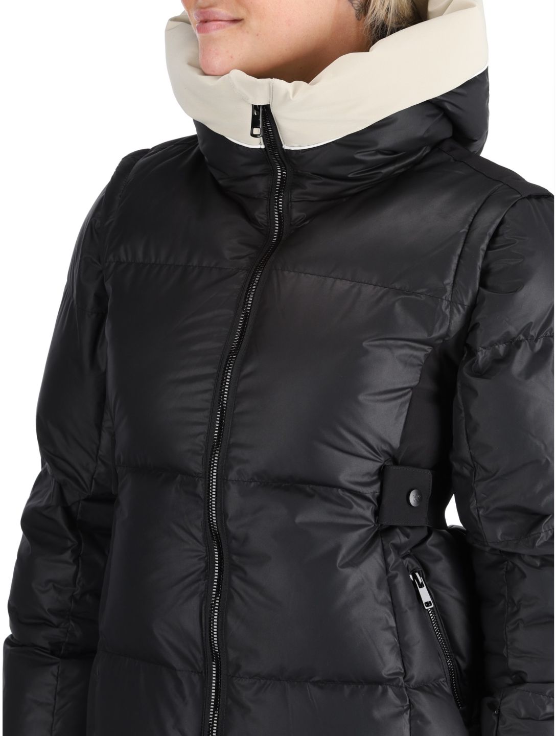 Kou Sportswear, Alpine elegance AA Jas gevoerd dames Black Zwart 