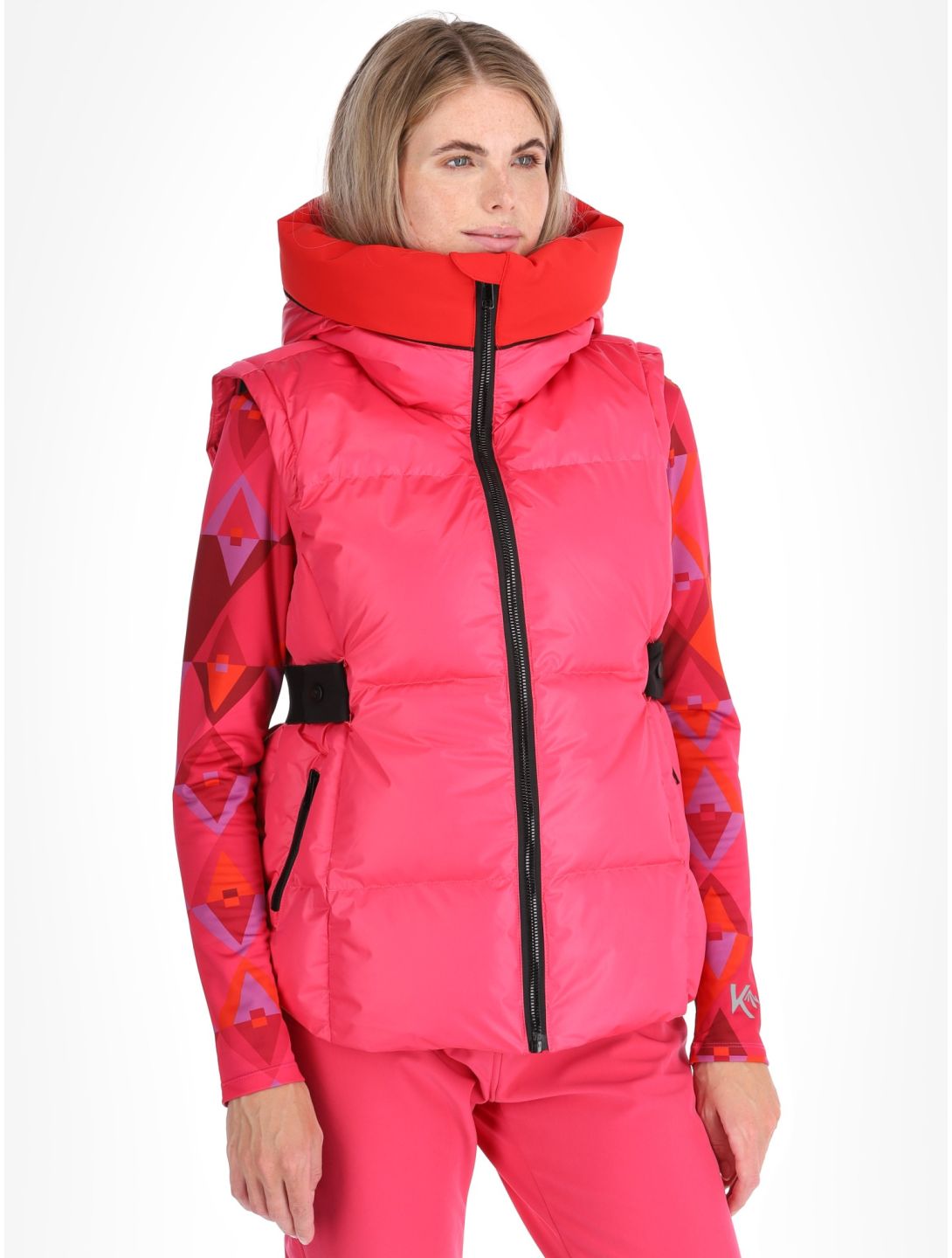 Kou Sportswear, Alpine elegance ski-jas dames Pink roze 