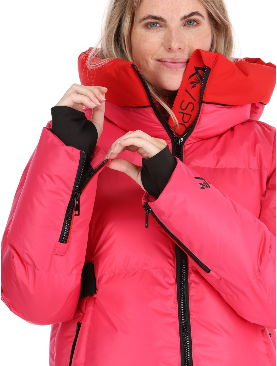 Kou Sportswear, Alpine elegance ski-jas dames Pink roze 