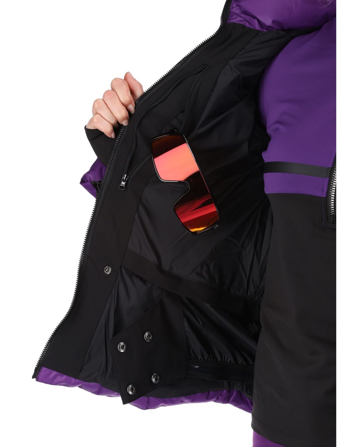 Kou Sportswear, Alpine elegance AA Jas gevoerd dames Purple Paars 