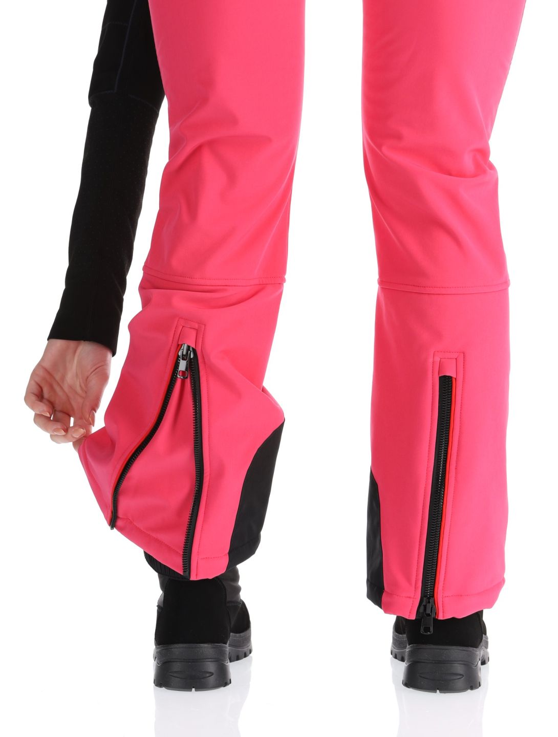 Kou Sportswear, Frost Flare Pants softshell skibroek dames Pink roze 