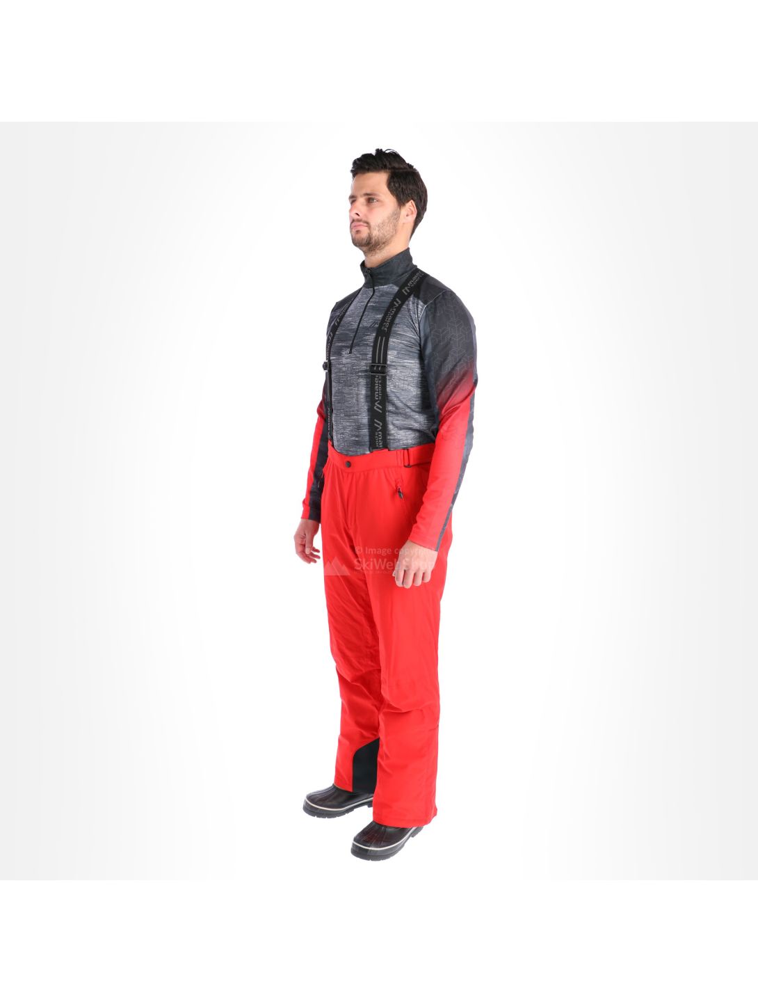 Maier Sports, Anton, Ski broek Heren, Rood