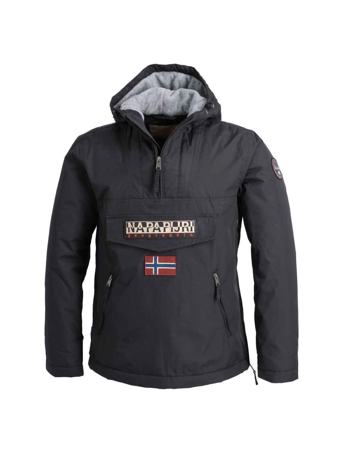 Napapijri, Rainforest pocket anorak, winterjas, heren, zwart