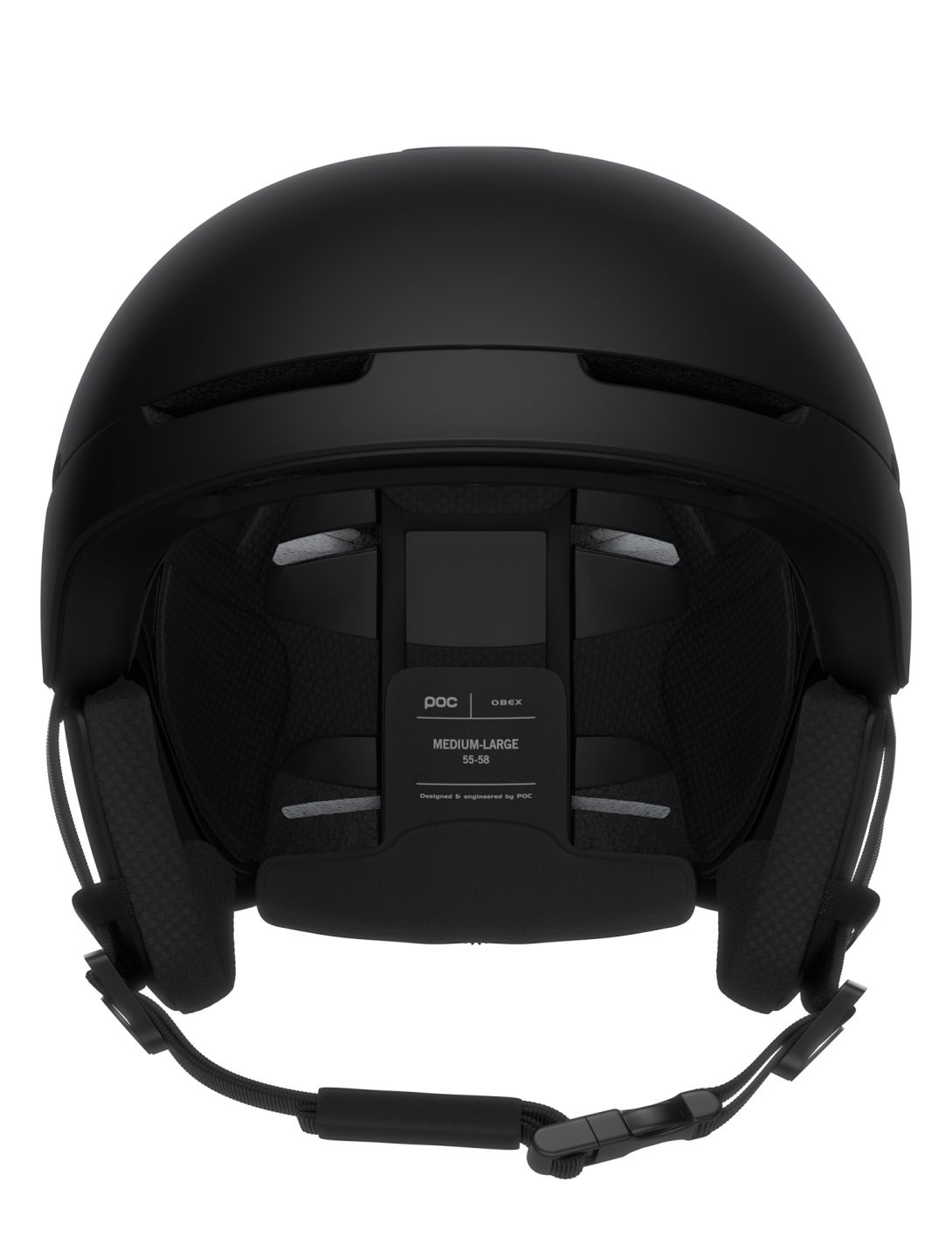 POC, Obex MIPS skihelm unisex Uranium Black Matt zwart 