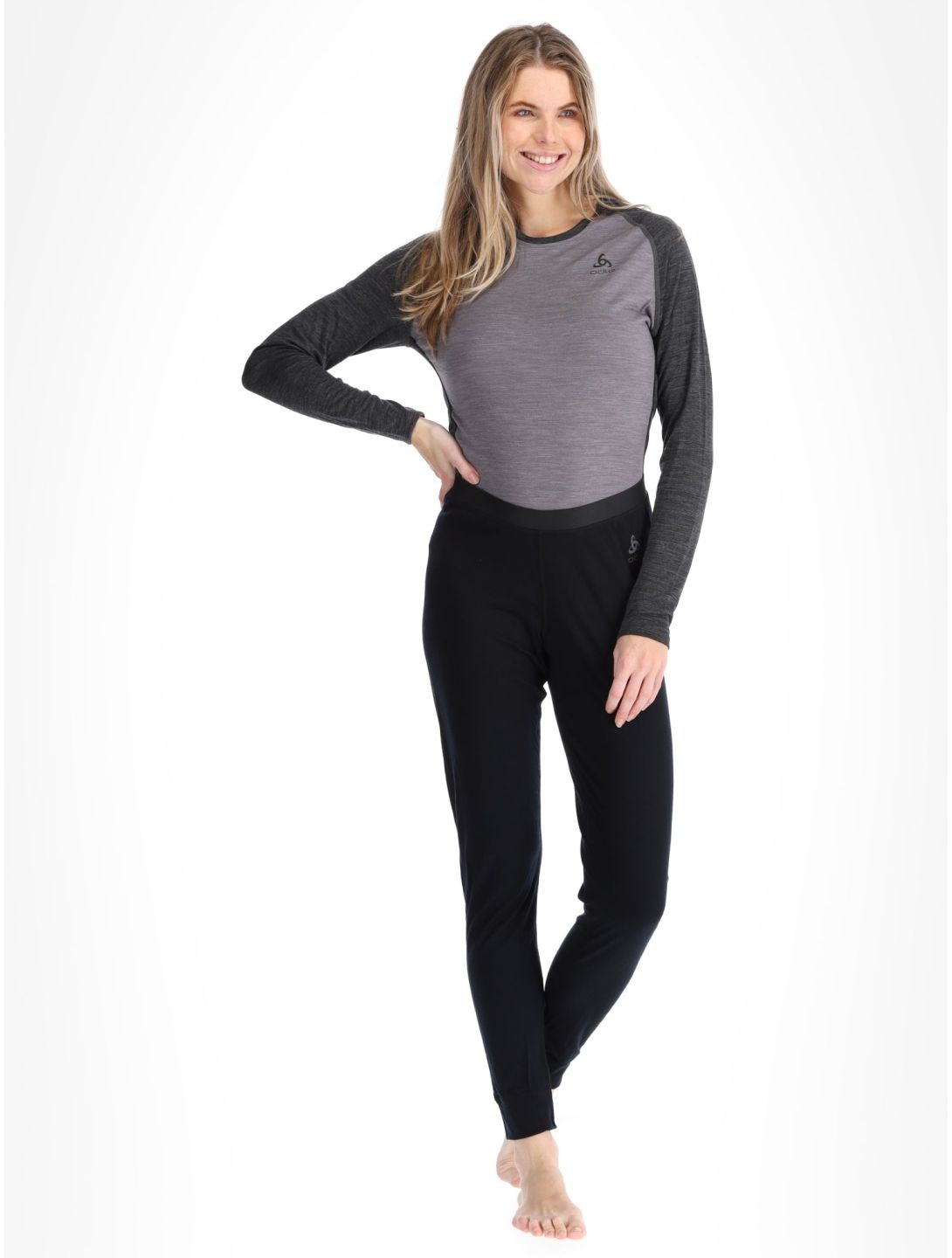 Odlo, Merino 200 FB Thermobroek dames Black Zwart 