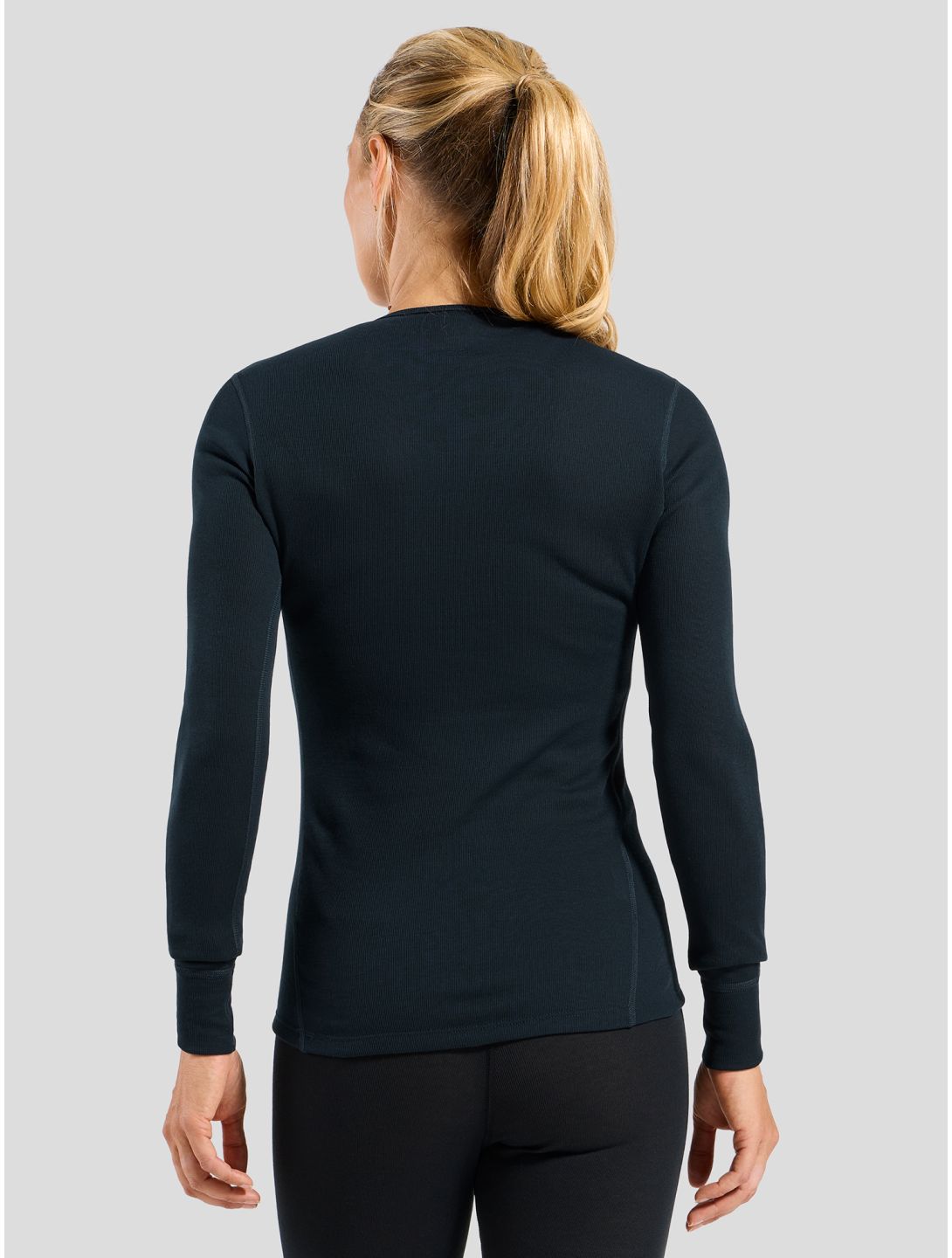 Odlo, Active Warm Eco thermoshirt dames Dark Sapphire blauw 