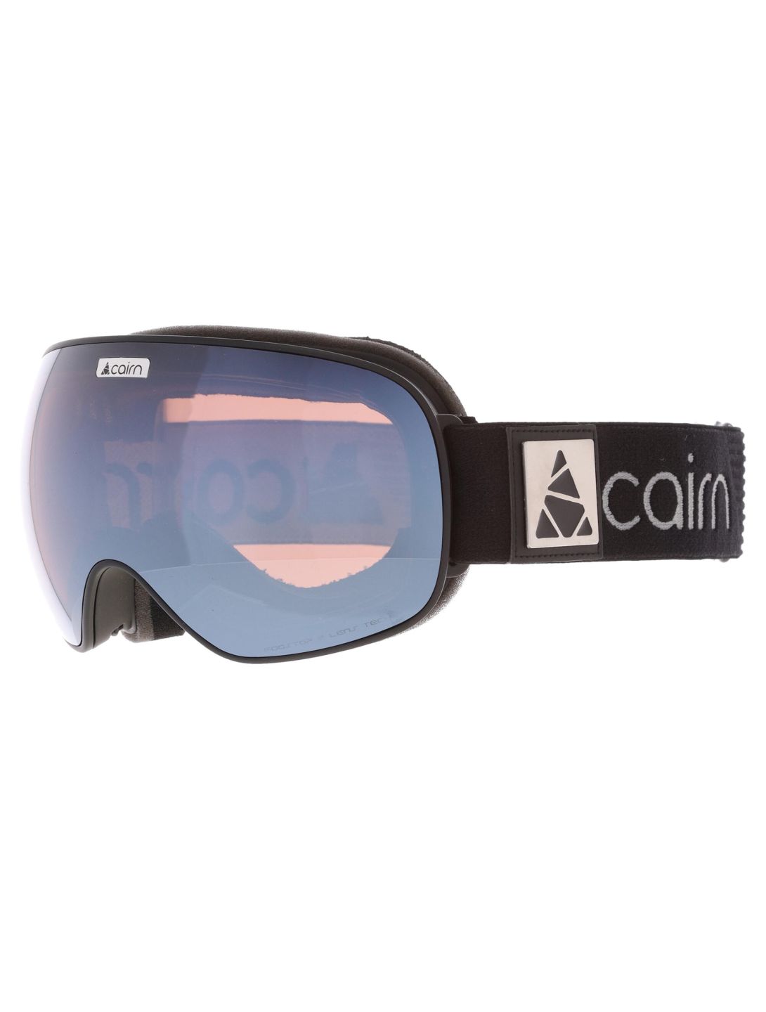 Cairn, Focus Otg skibril unisex Mat Black Silver Mirror zilver, zwart 