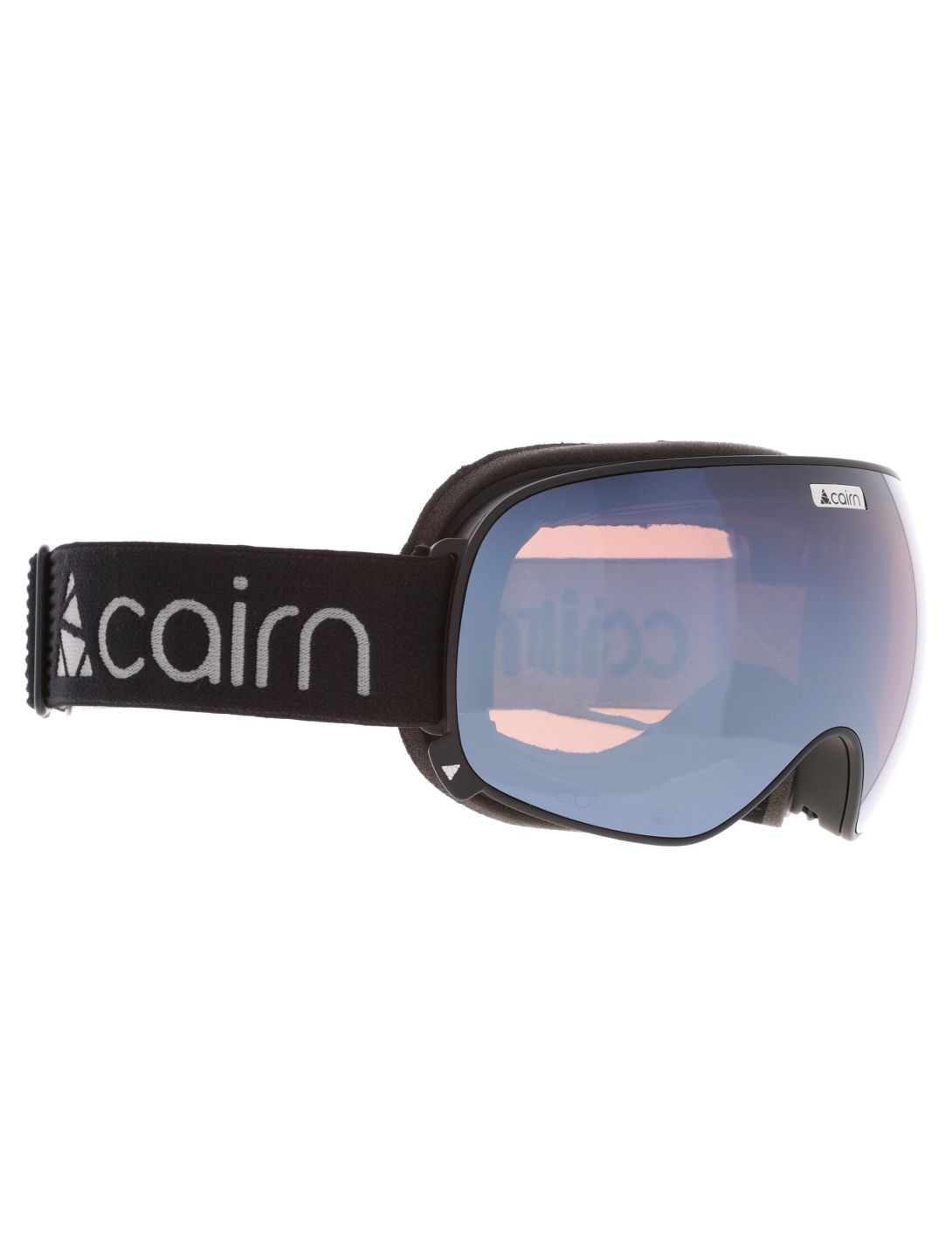 Cairn, Focus Otg skibril unisex Mat Black Silver Mirror zilver, zwart 