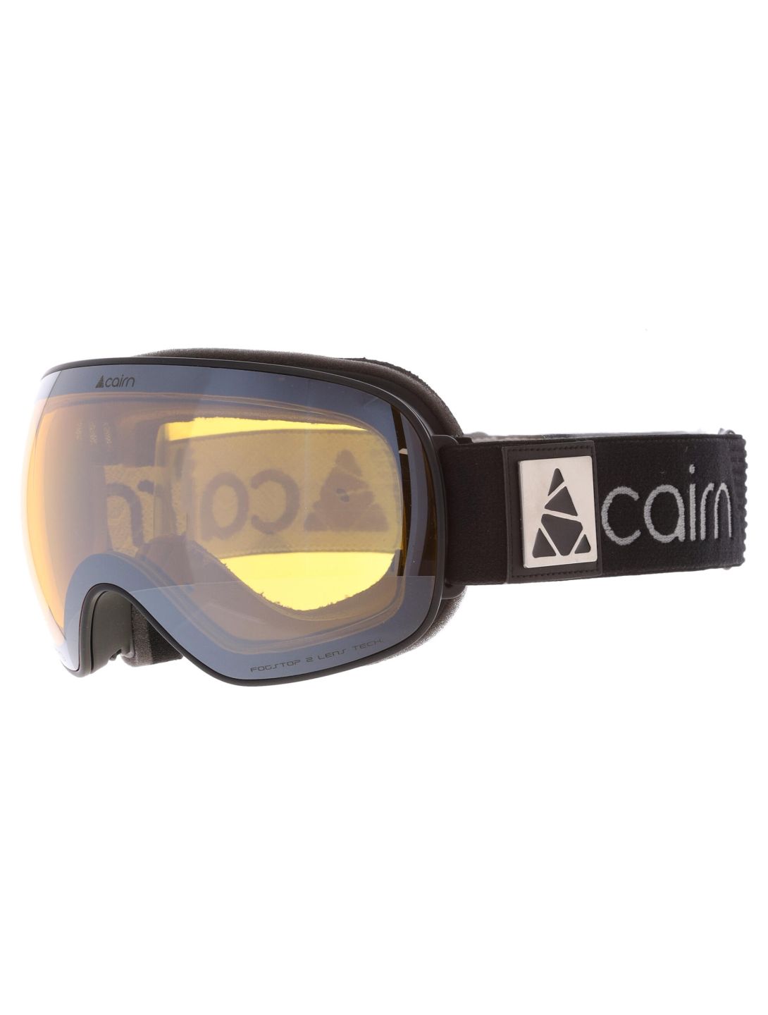 Cairn, Focus Otg skibril unisex Mat Black Silver Mirror zilver, zwart 