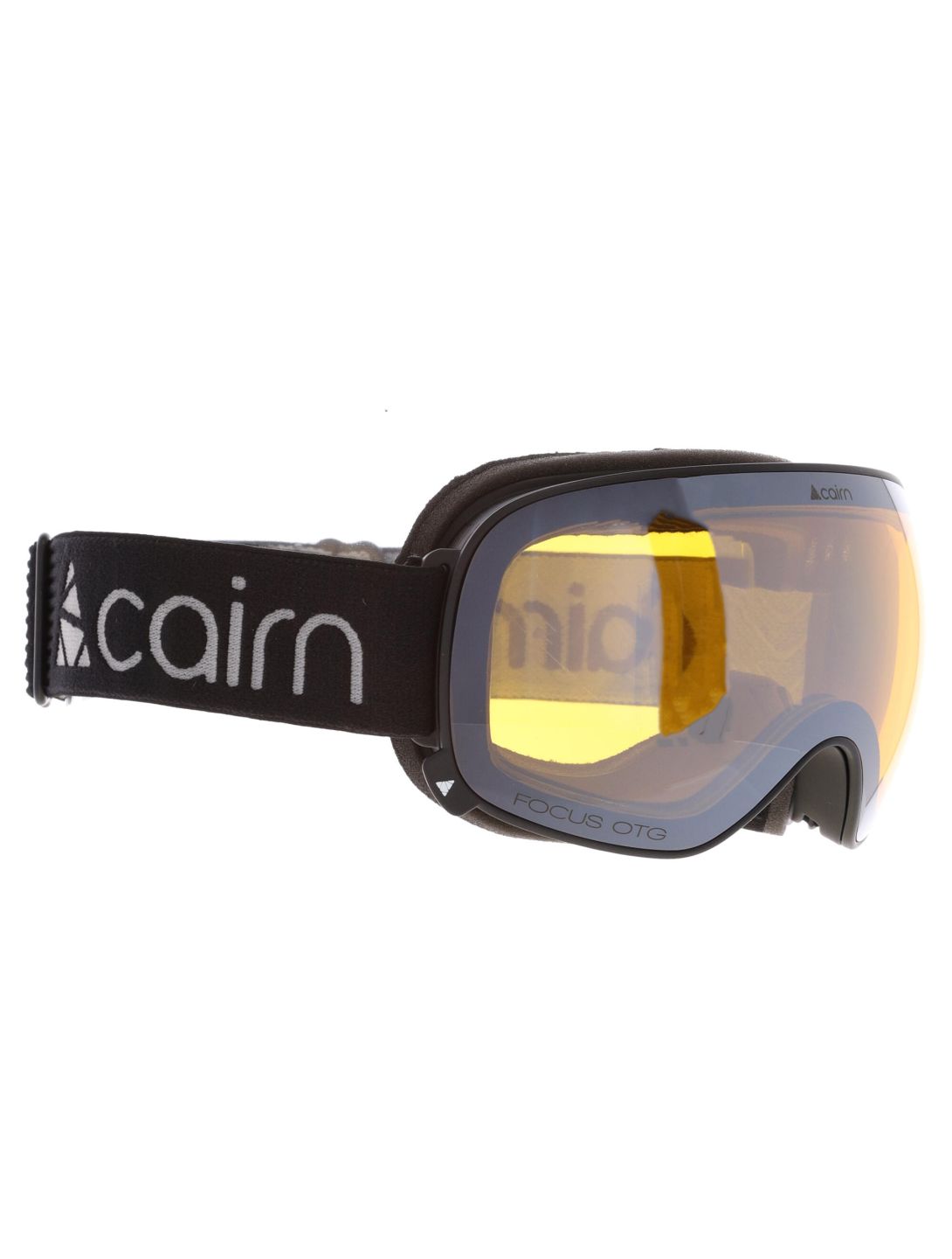 Cairn, Focus Otg skibril unisex Mat Black Silver Mirror zilver, zwart 