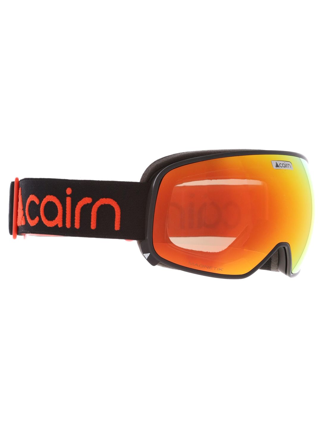 Cairn, Magnetik skibril extra lens unisex Mat Black Orange oranje, zwart 