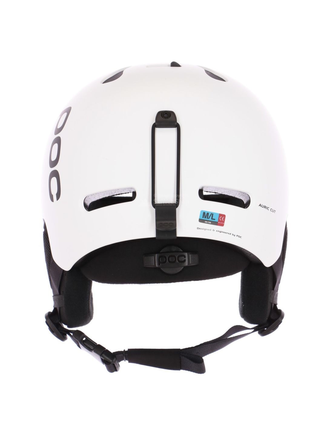 POC, Auric Cut skihelm unisex Matt White wit 