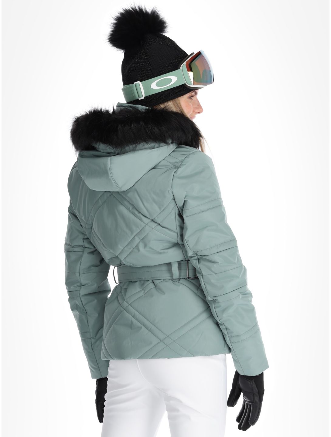 Poivre Blanc, Traditional 24PBH1003/WO/A ski-jas dames Lichen Green groen 