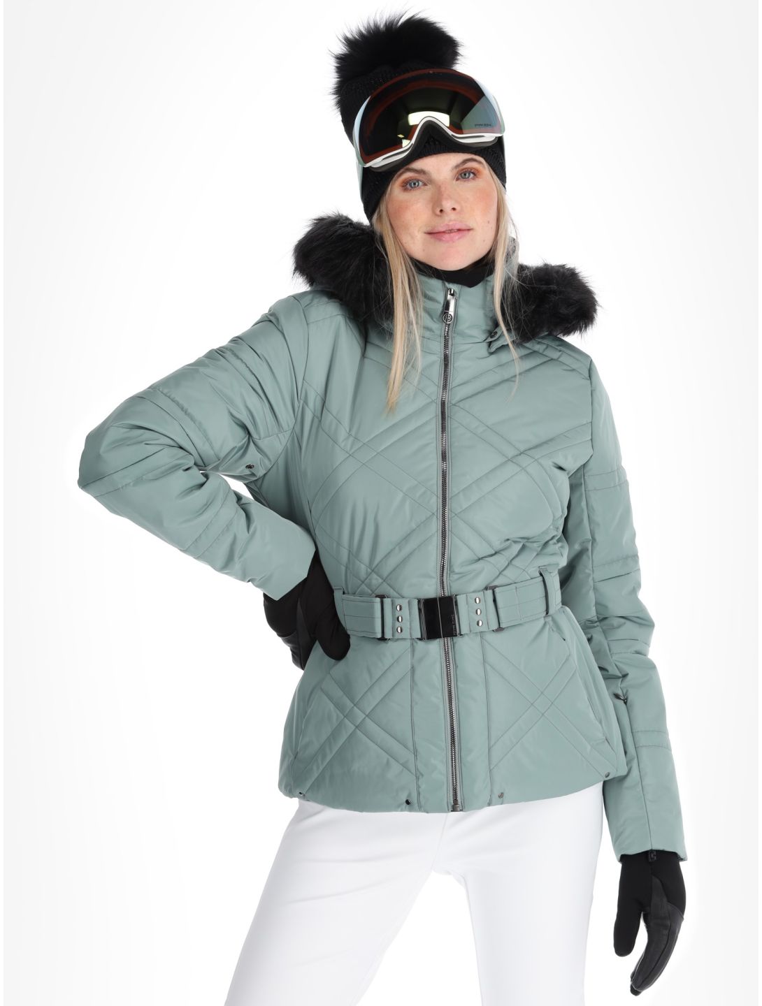 Poivre Blanc, Traditional 24PBH1003/WO/A ski-jas dames Lichen Green groen 