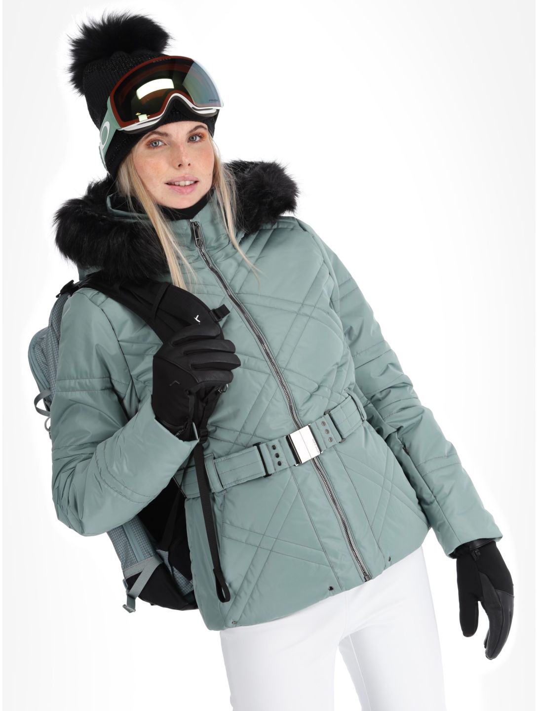 Poivre Blanc, Traditional 24PBH1003/WO/A ski-jas dames Lichen Green groen 