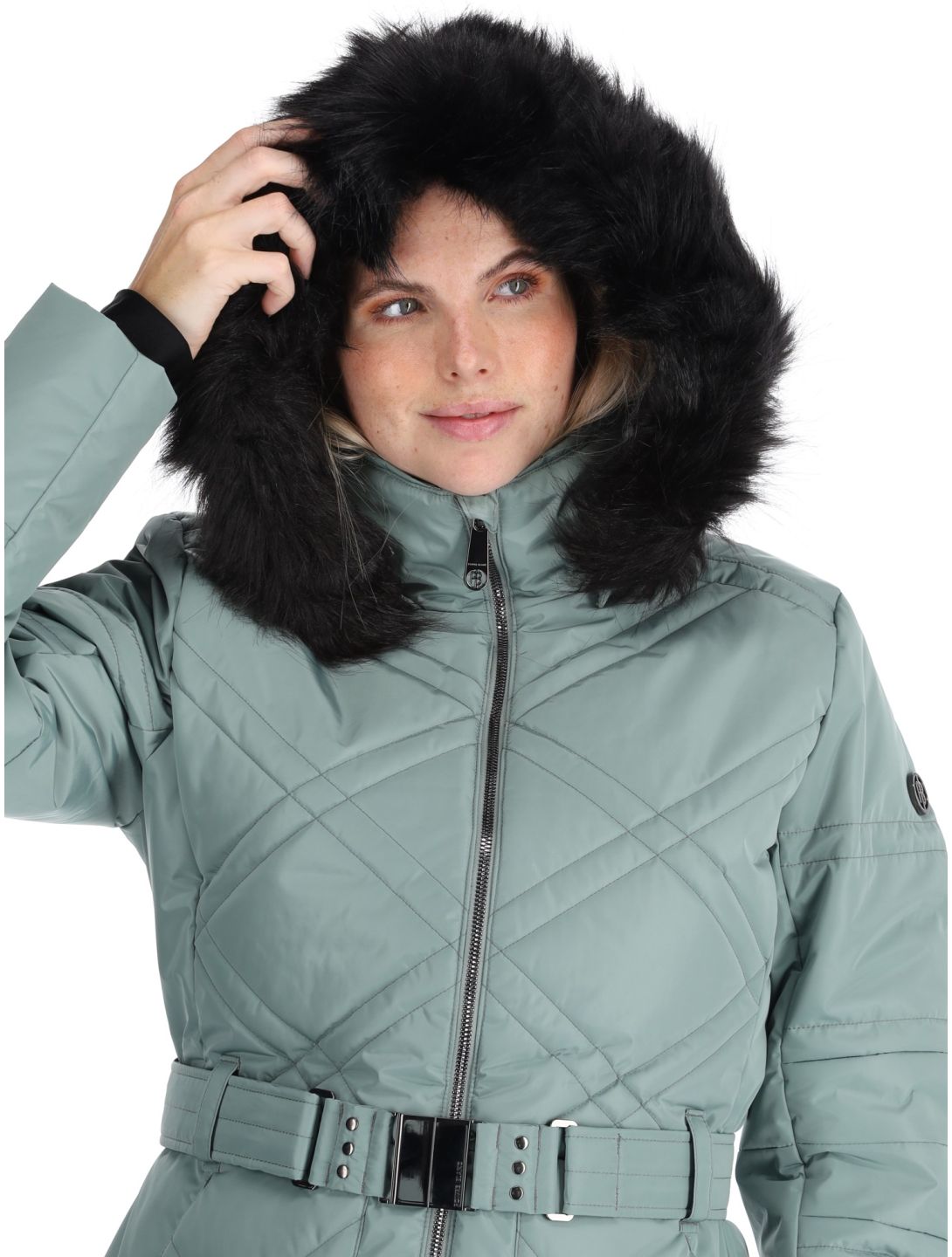 Poivre Blanc, Traditional 24PBH1003/WO/A ski-jas dames Lichen Green groen 