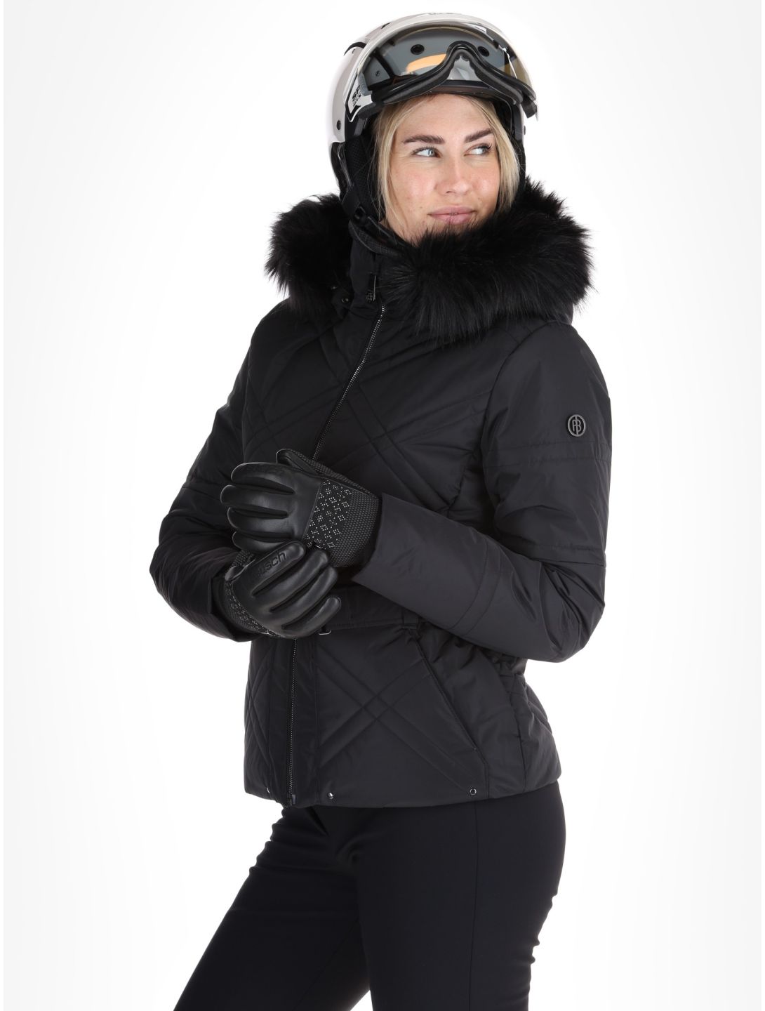 Poivre Blanc, Traditional 24PBH1003/WO/A ski-jas dames Black zwart 