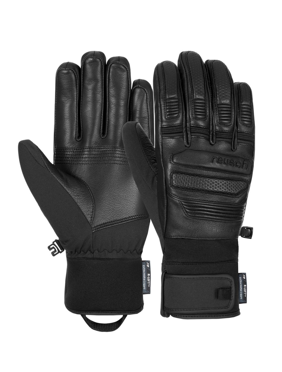 Reusch, Arbiter skihandschoenen heren Black zwart 